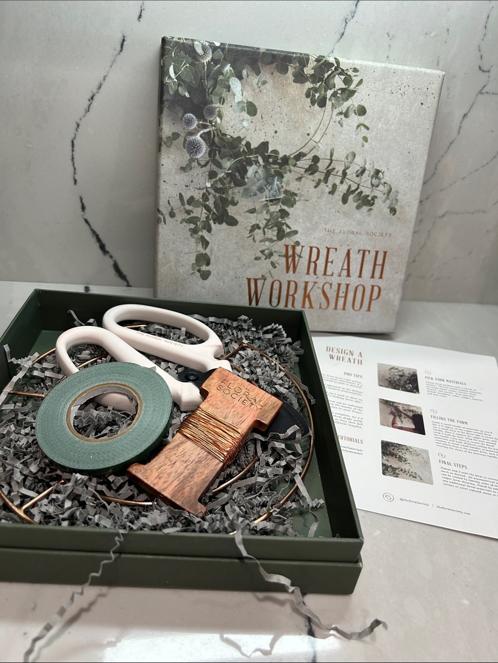 The Floral Society DIY wreath kit
